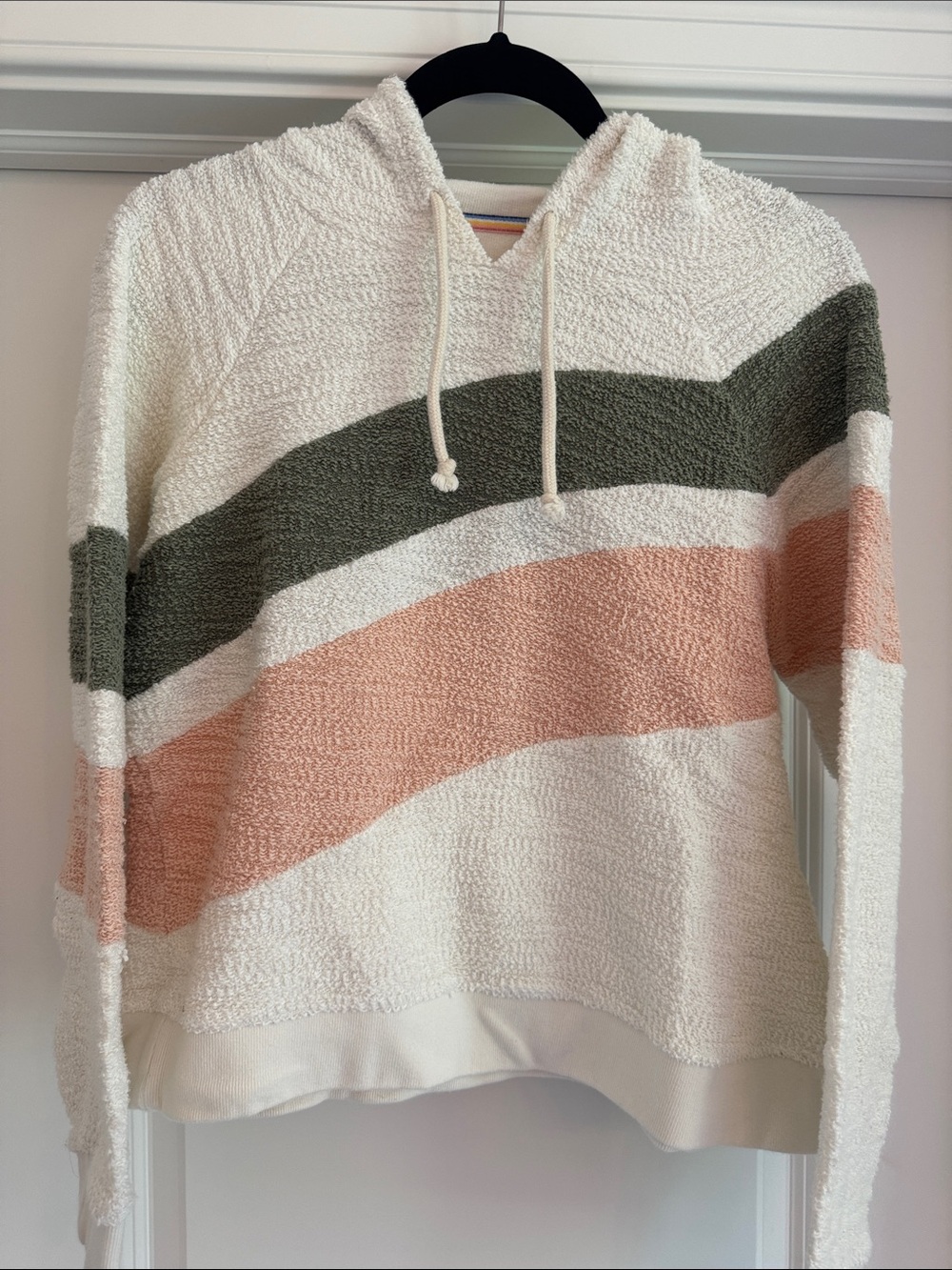 Faherty Vista Cream Terry Hoodie